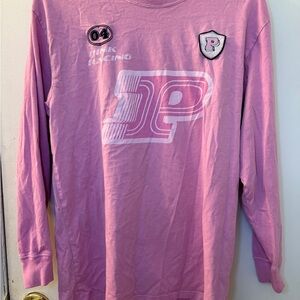 PINK Victoria's Secret Racing Oversized Long Sleeve Shirt